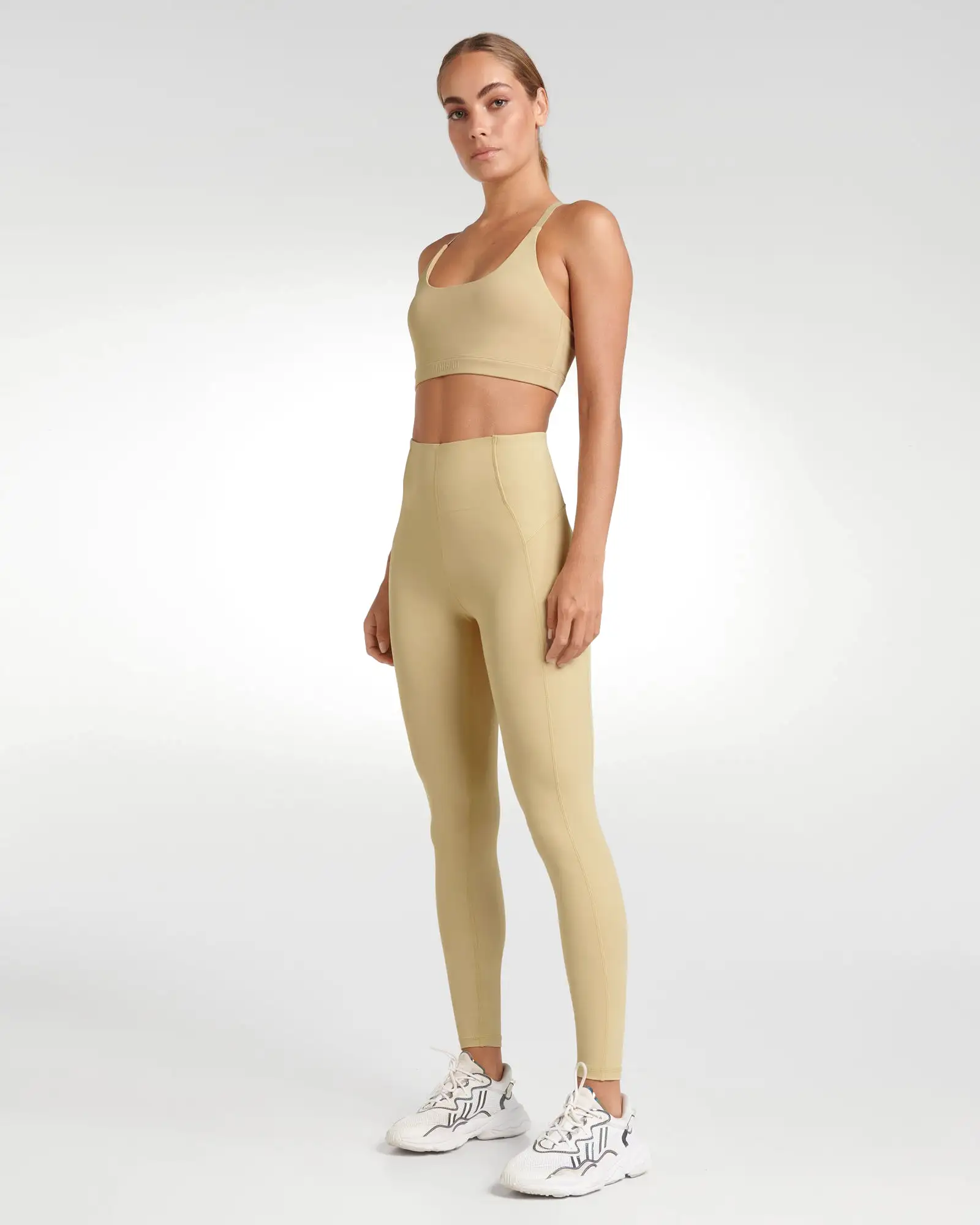 HIGHLINE ECO BONDED HIGH WAIST FULL LENGTH LEGGING FRAPPE