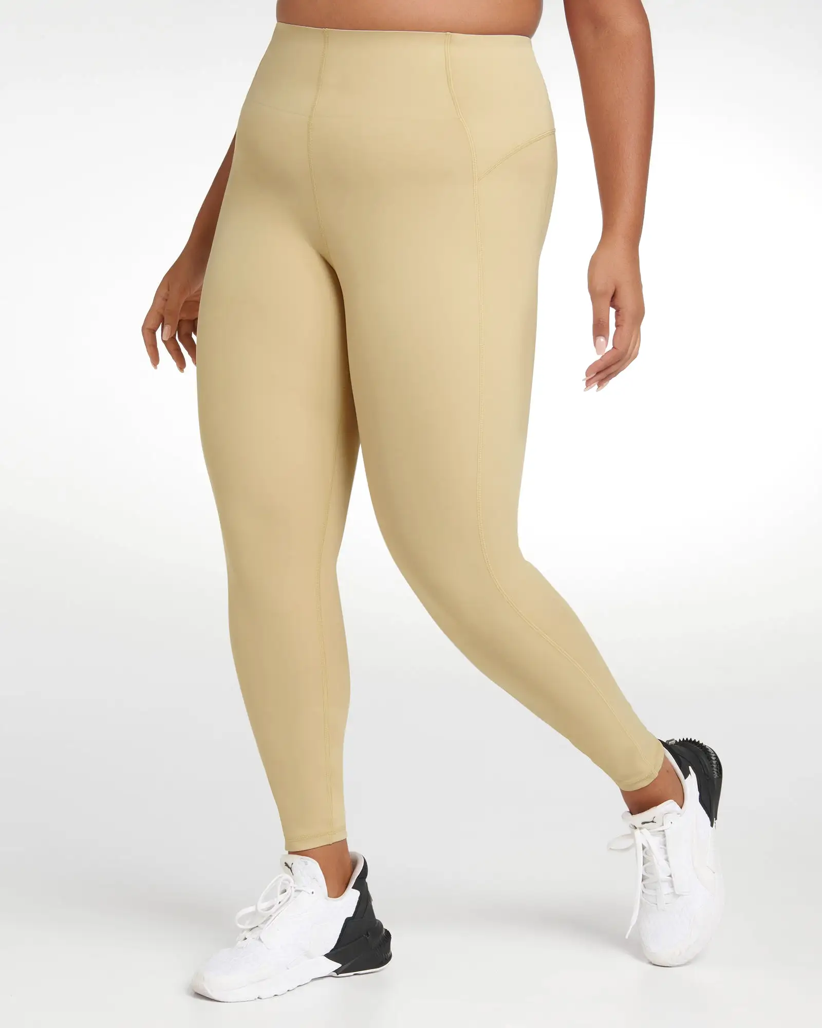 HIGHLINE ECO BONDED HIGH WAIST FULL LENGTH LEGGING FRAPPE