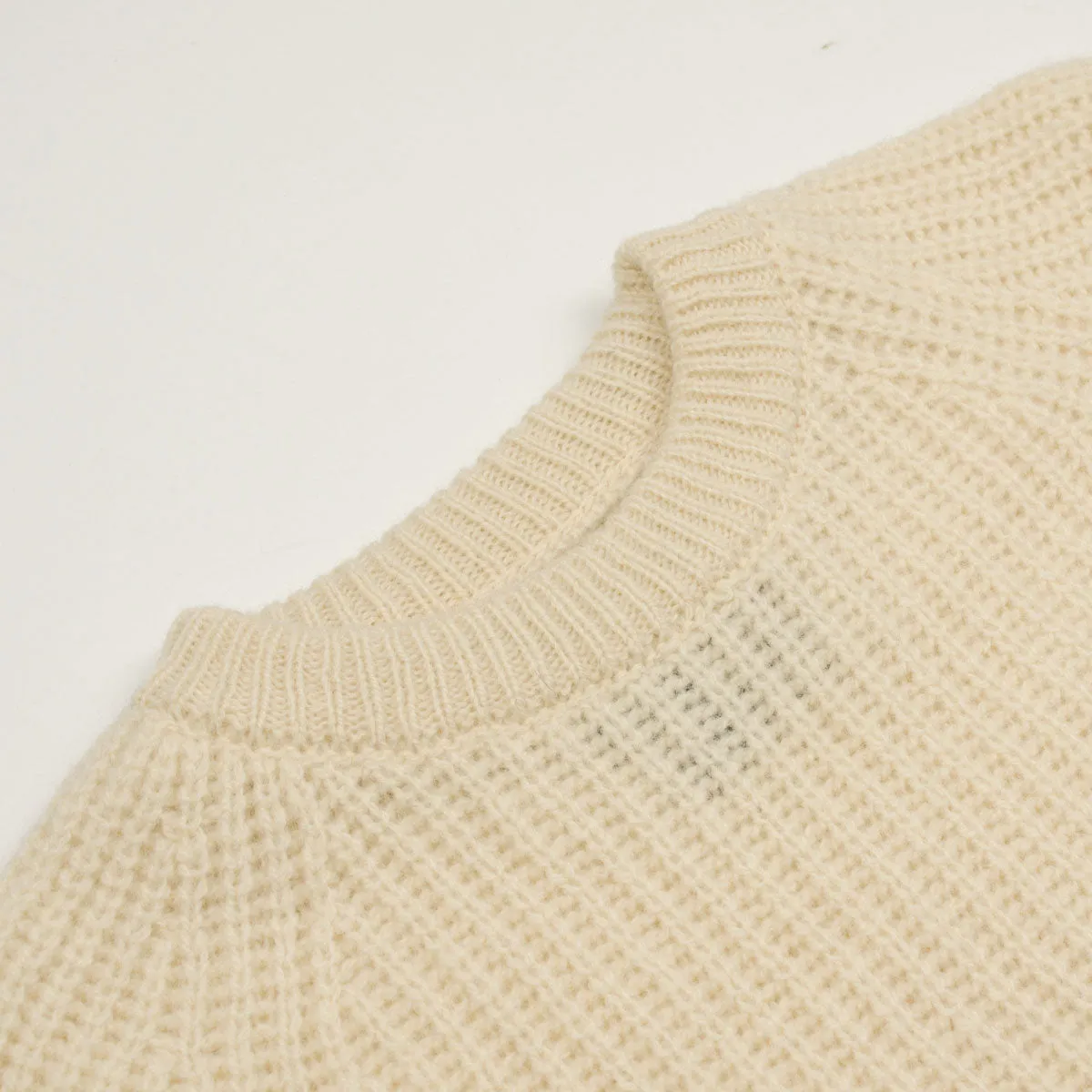 Howlin' - Raw Knit Sweater - Ecru