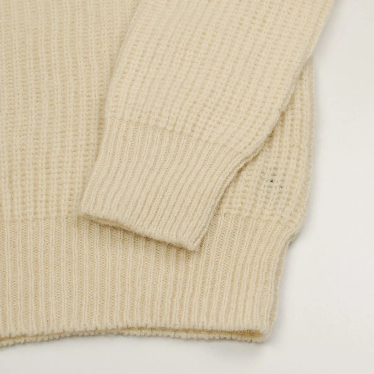 Howlin' - Raw Knit Sweater - Ecru