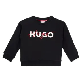 Hugo Sweater Double Logo Black