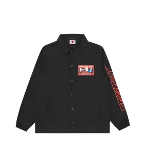 ICTV COACH JACKET - BLACK