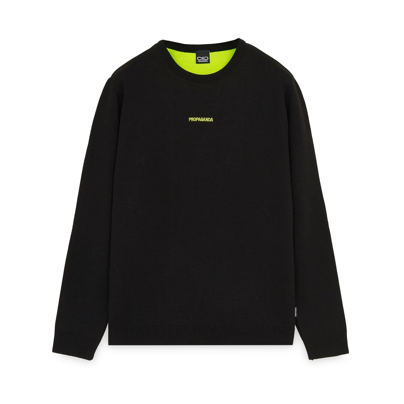 Maglione PROPAGANDA sweater ribs nero