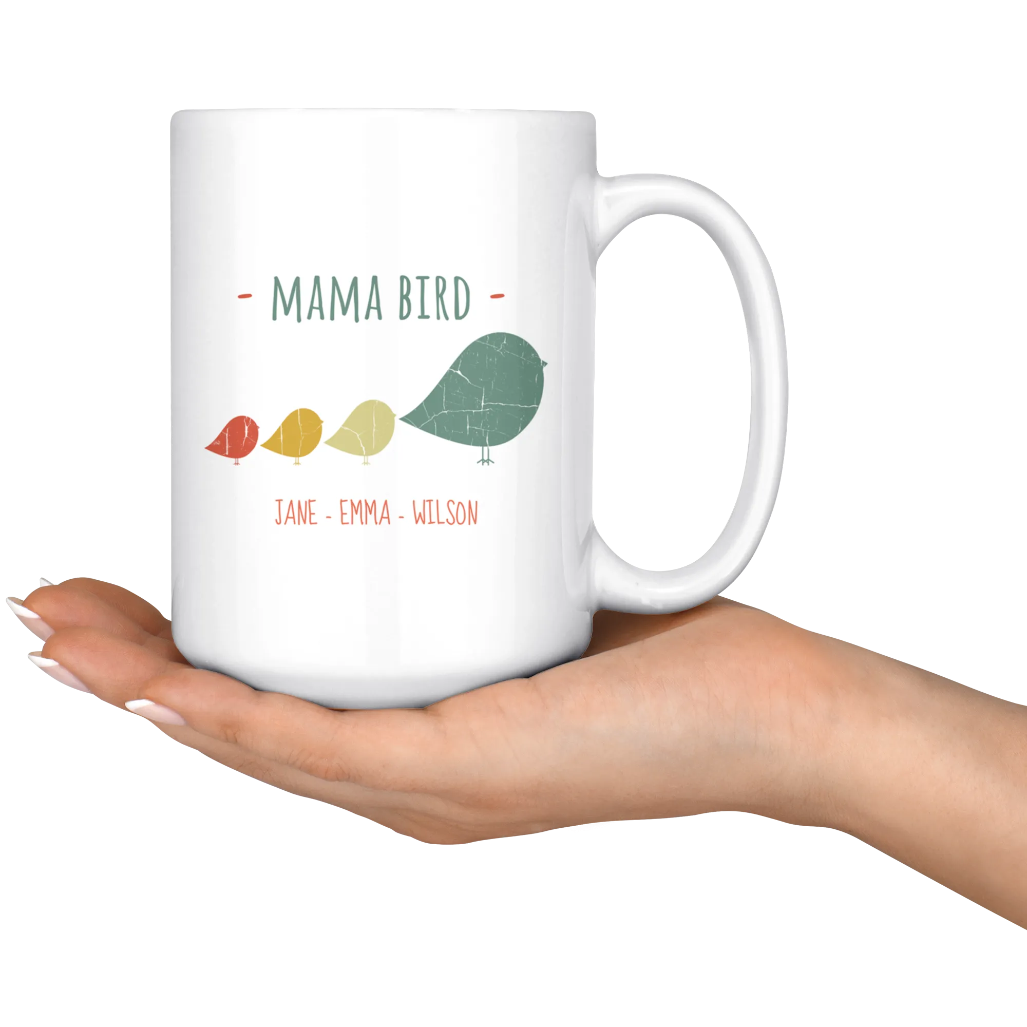 Mama Bird Jane Emma Wilson Mug