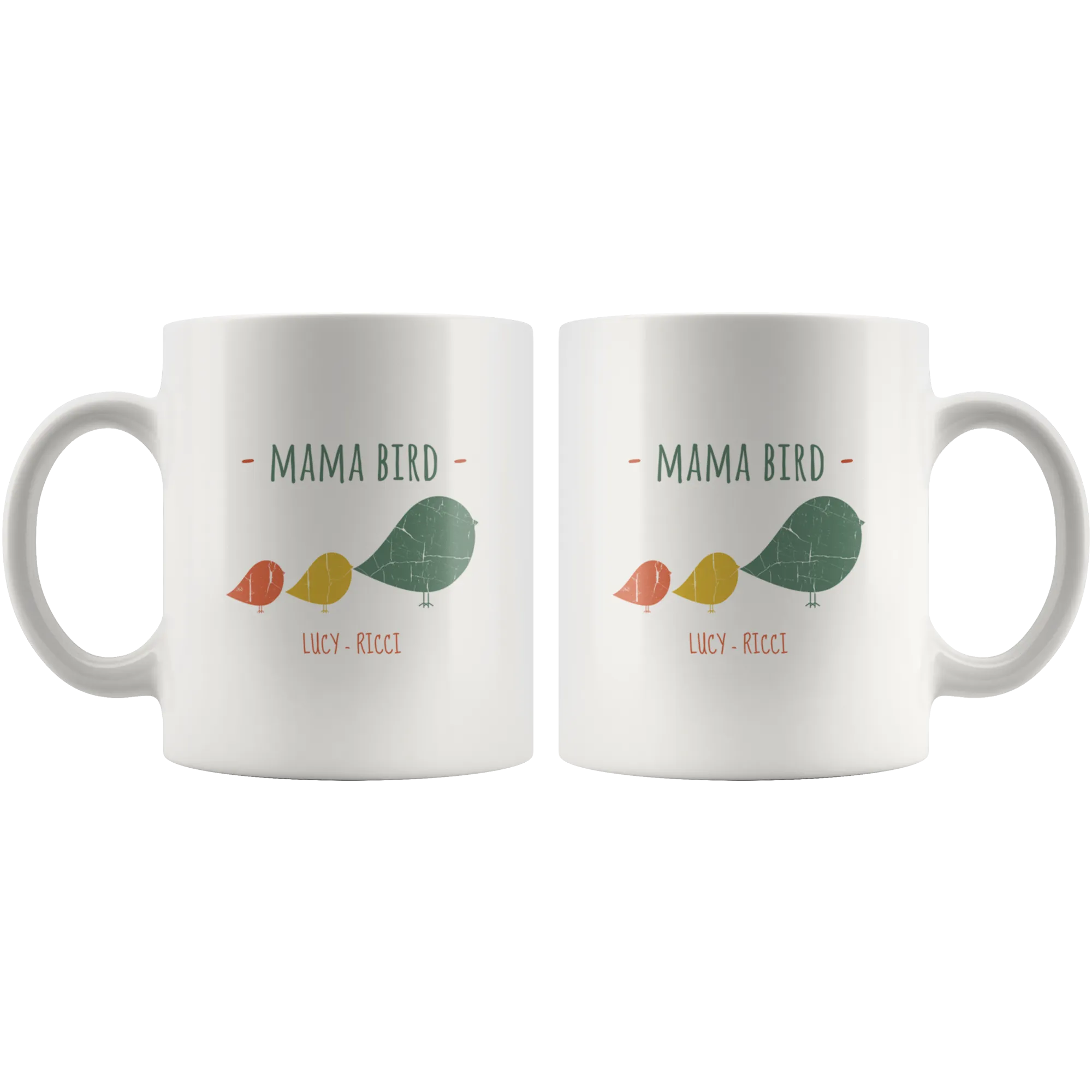 Mama Bird Lucy Ricci Personalized Mug