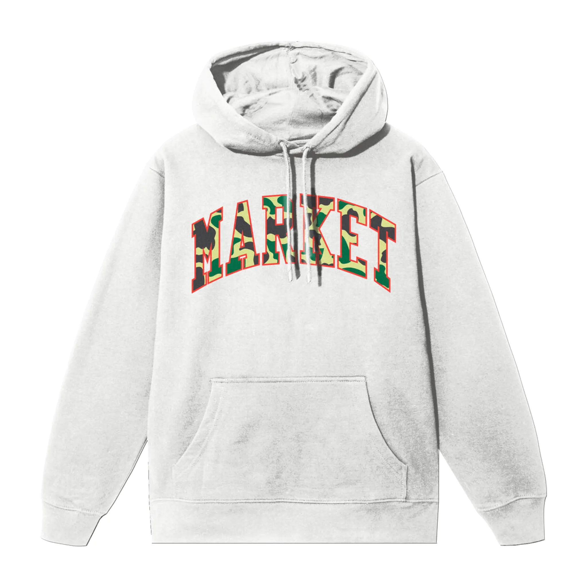 Market Reverse Duck Camo Hoodie (Heather Grey)