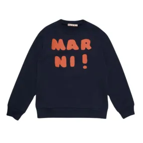 Marni Sweater Exclamation Logo Black