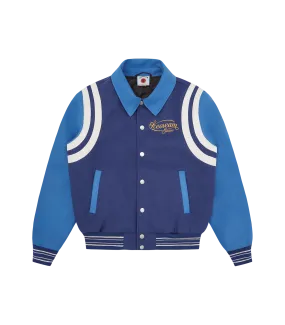 MASCOT VARSITY JACKET - BLUE