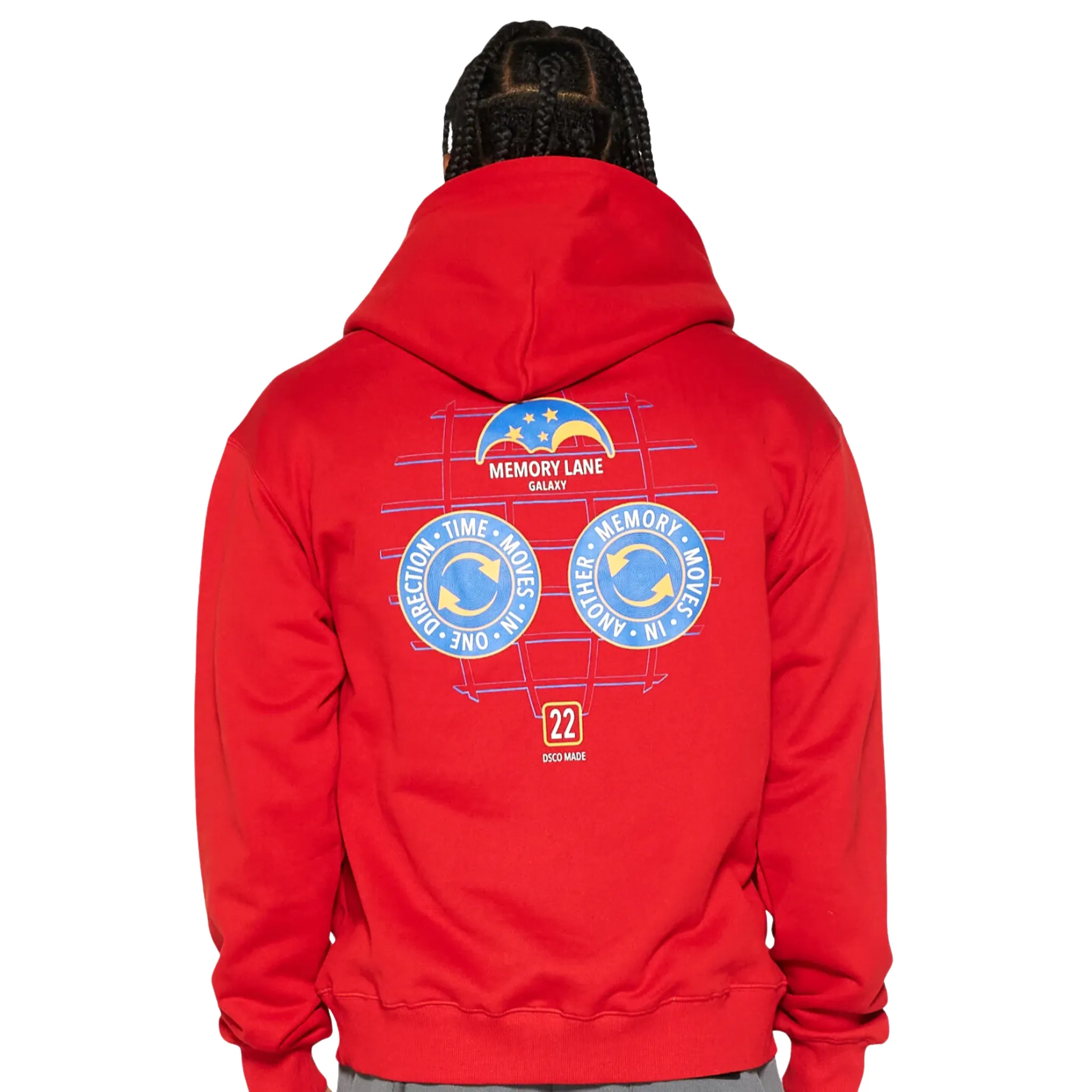 Memory Lane About Time Hoodie (Red )