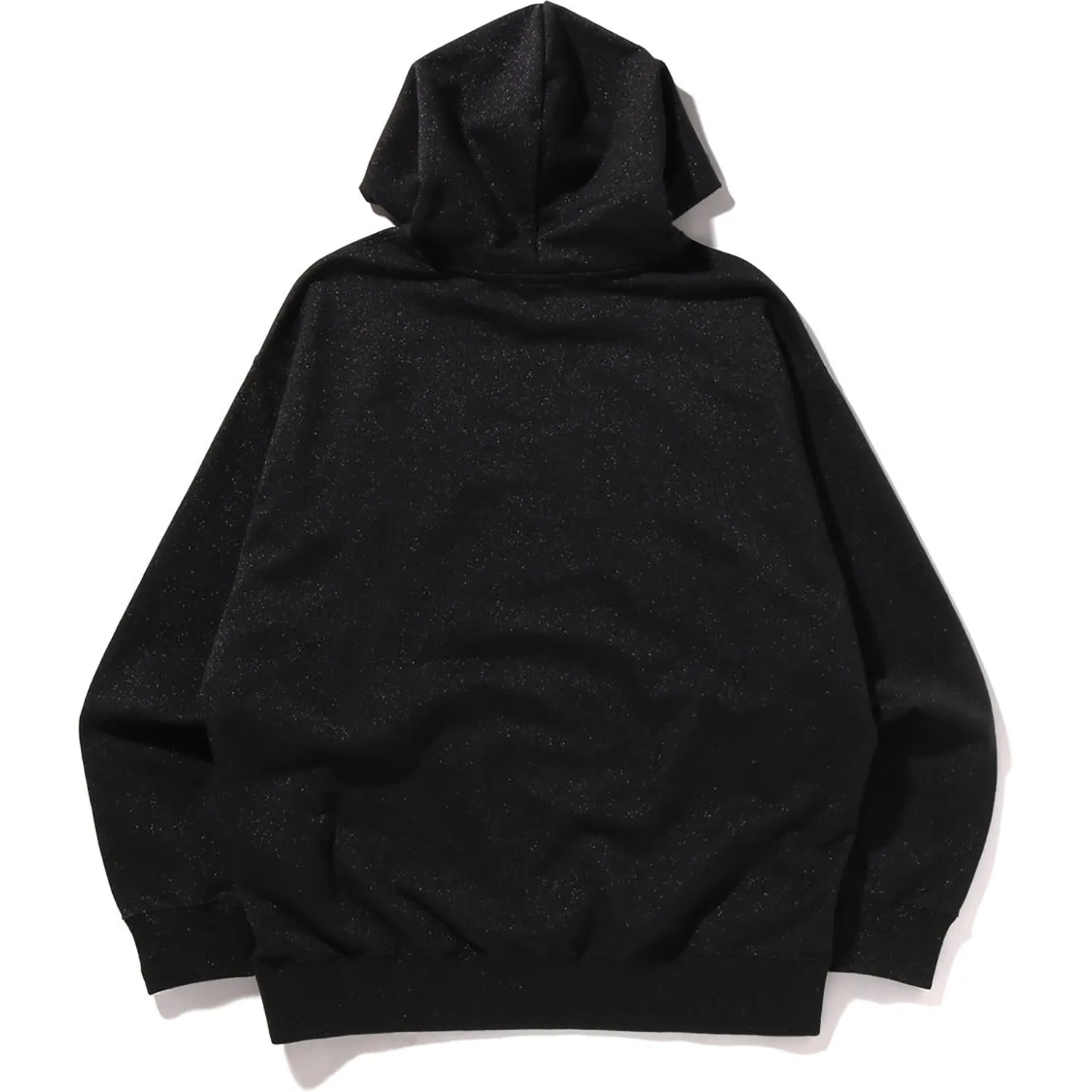 METALLIC YARN PULLOVER HOODIE MENS