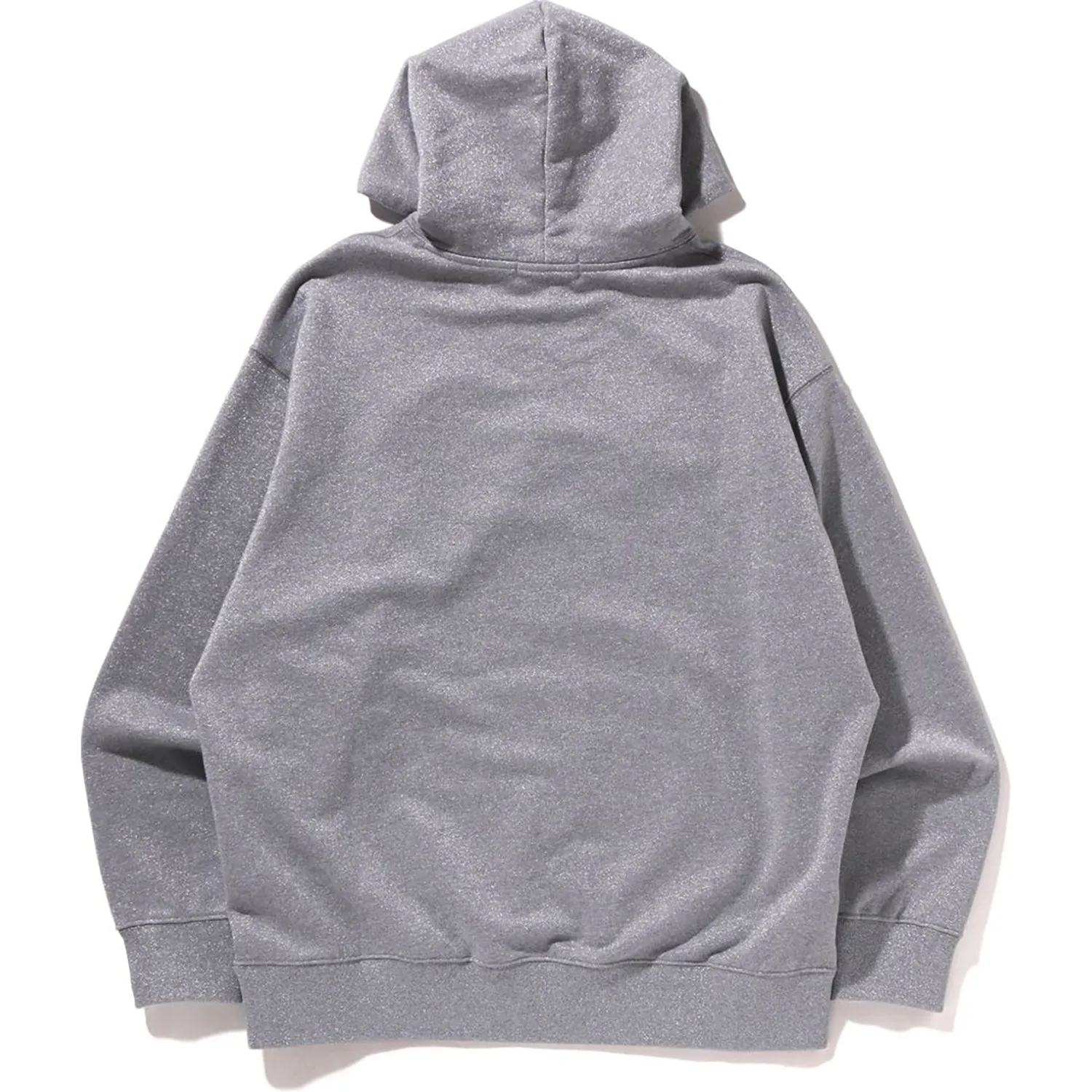 METALLIC YARN PULLOVER HOODIE MENS