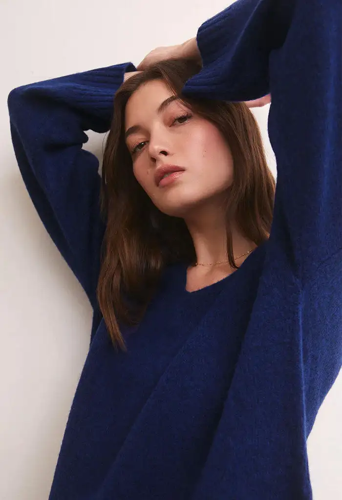 Modern Sweater-Blue