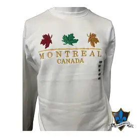 MONTREAL embroidery Crewneck Sweatshirt