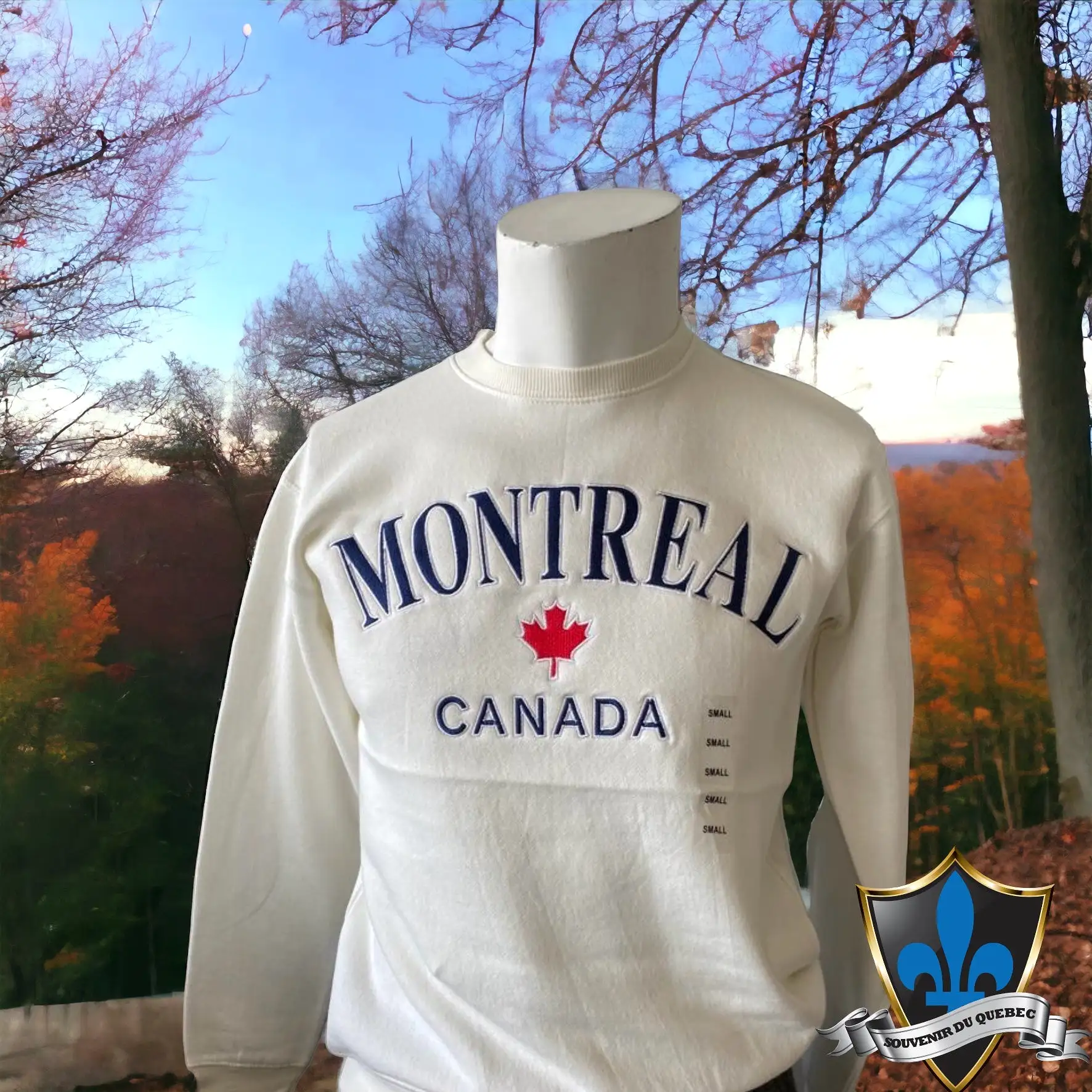 MONTREAL embroidery Crewneck Sweatshirt