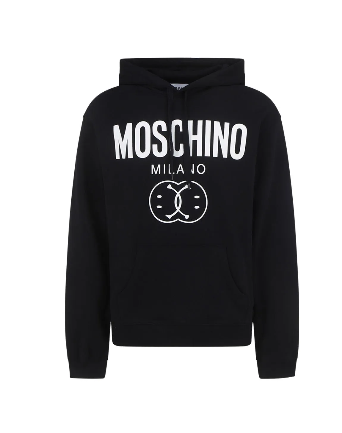 Moschino Logo Printed Drawstring Hoodie