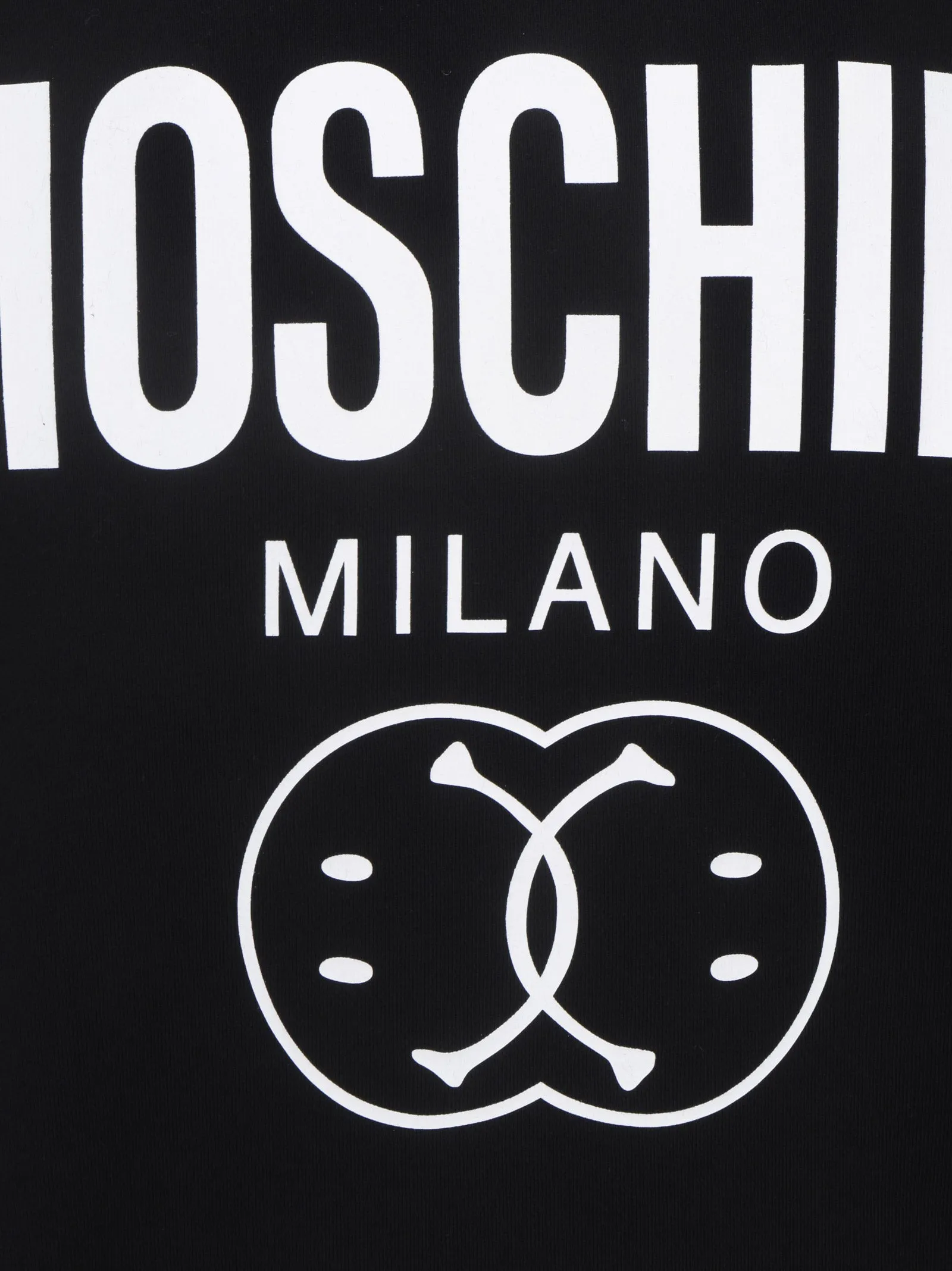 Moschino Logo Printed Drawstring Hoodie