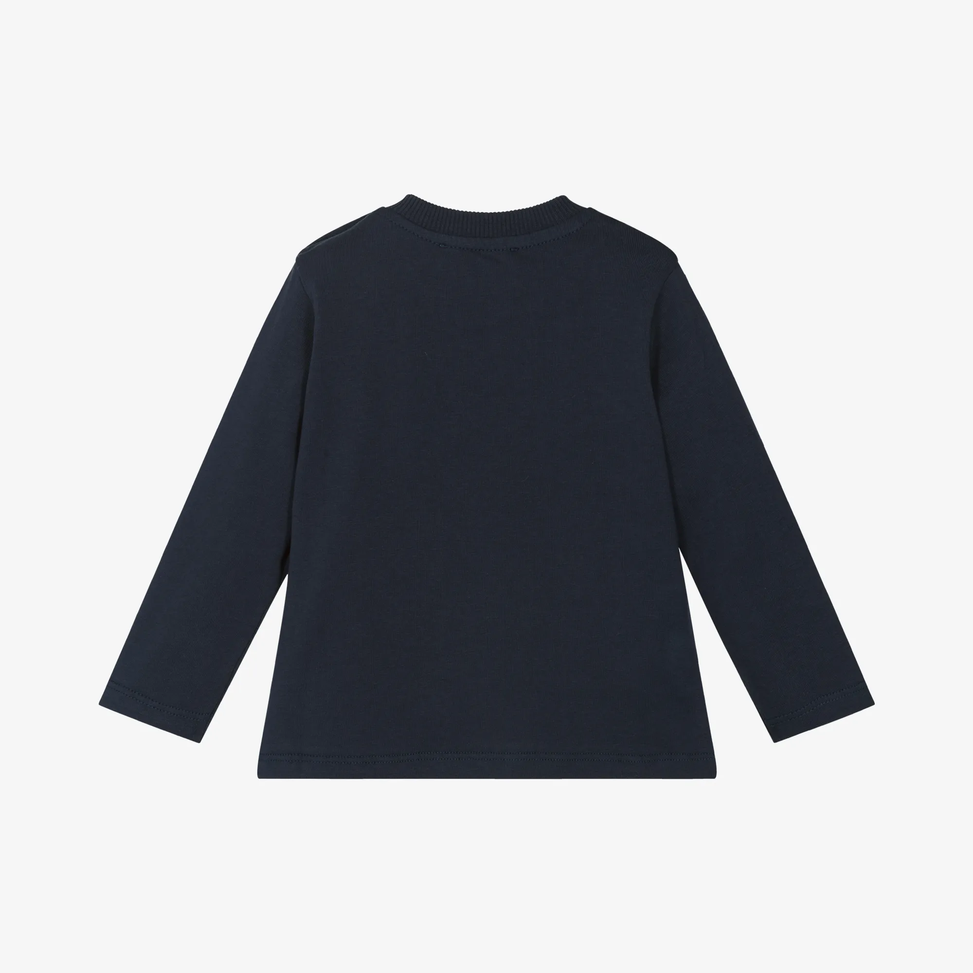 Navy Blue Cotton Baby Top 