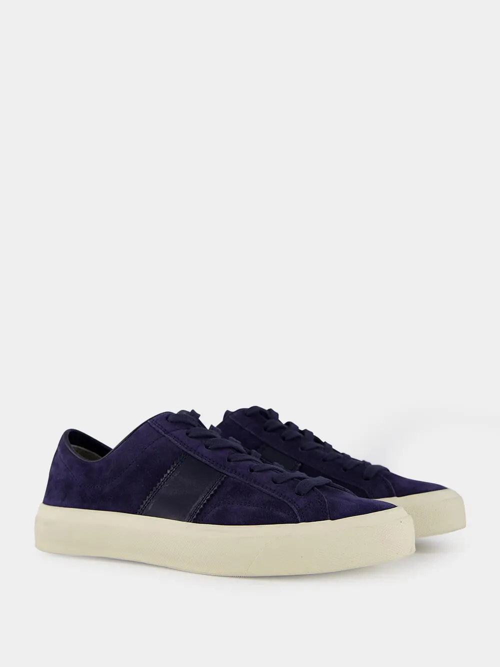 Navy Suede Cambridge Sneakers