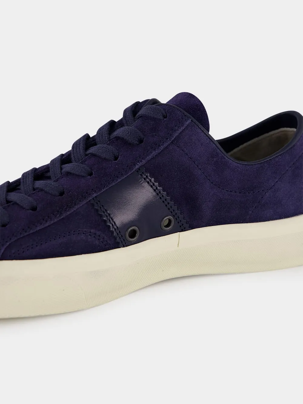 Navy Suede Cambridge Sneakers