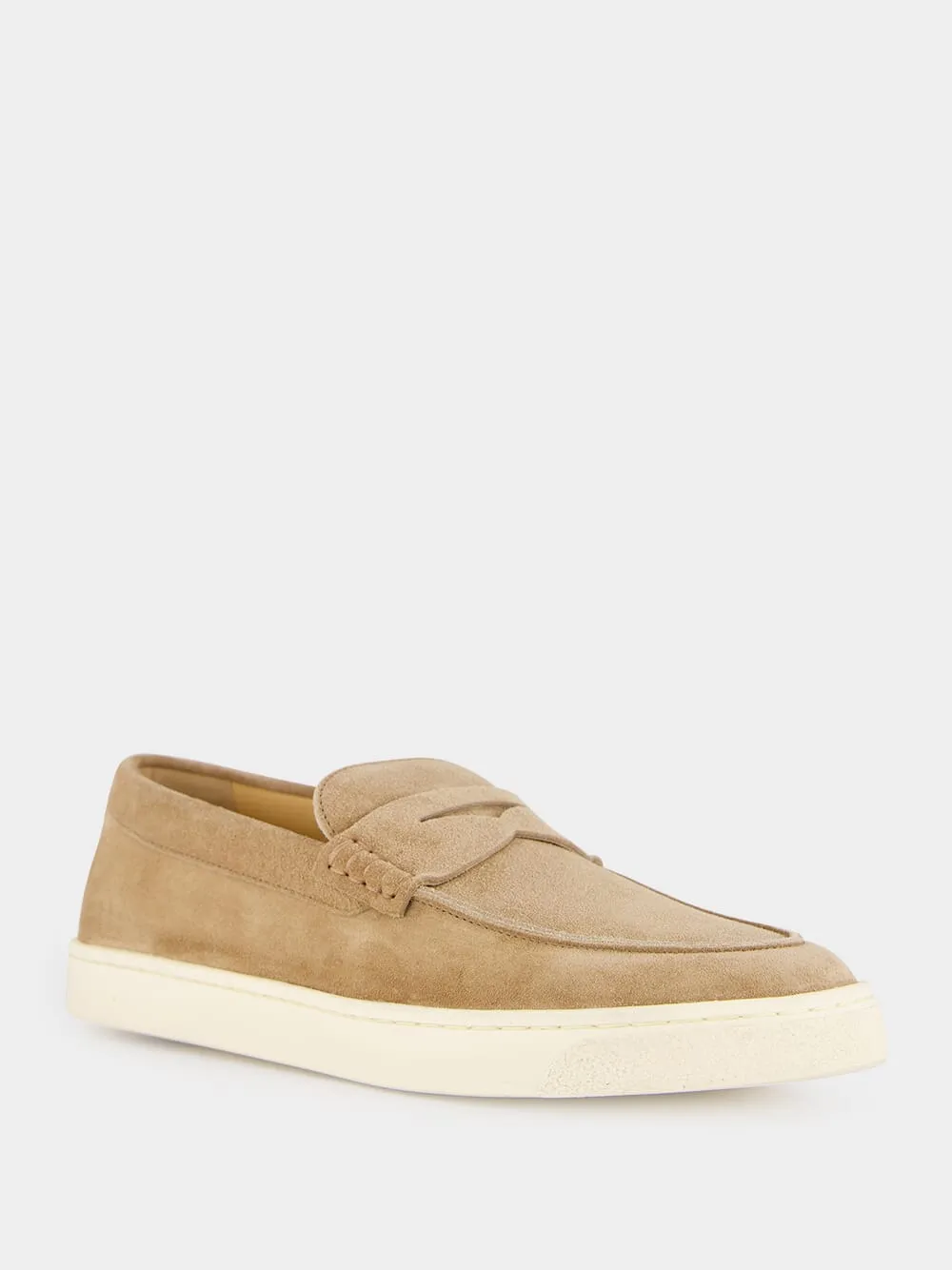 Noisette Suede Loafer Sneakers