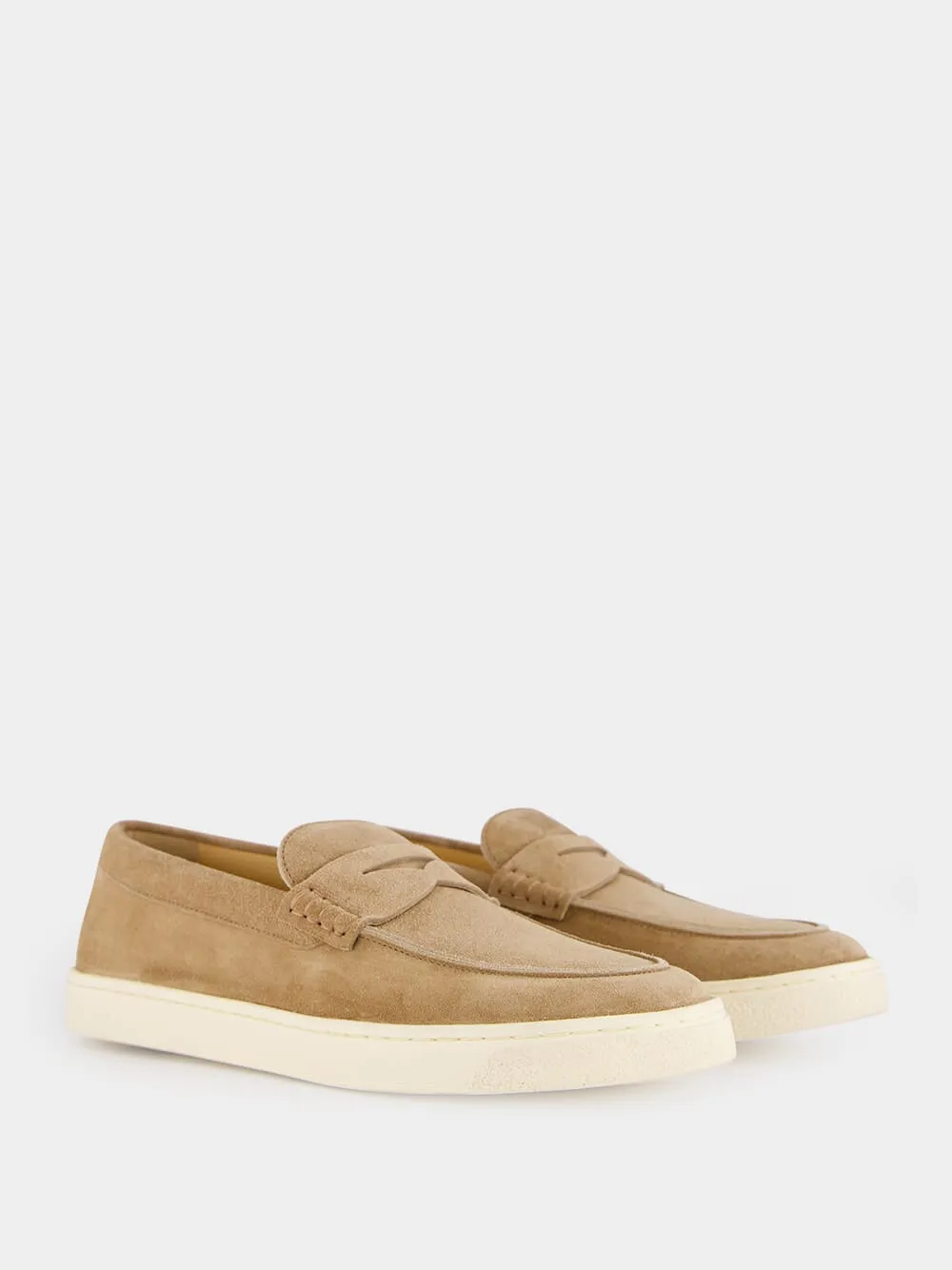 Noisette Suede Loafer Sneakers