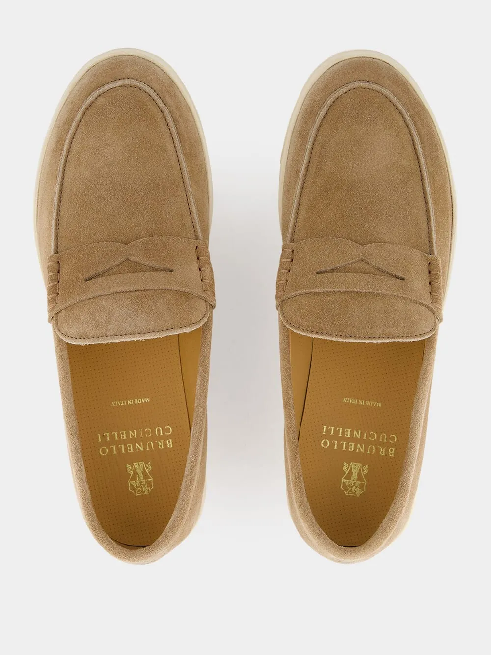 Noisette Suede Loafer Sneakers