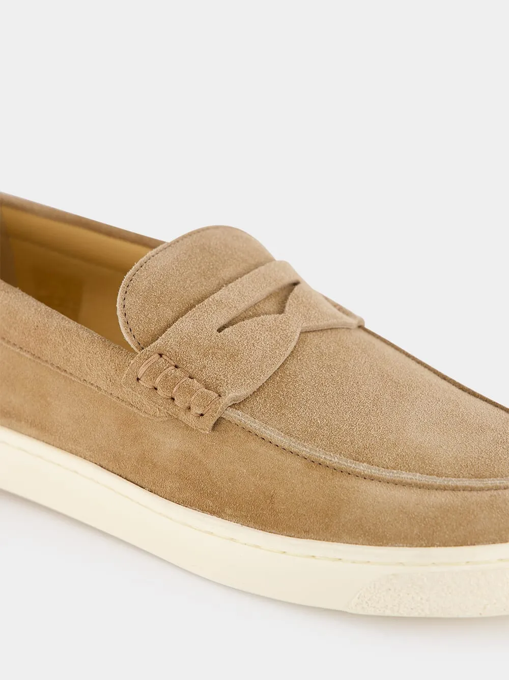 Noisette Suede Loafer Sneakers