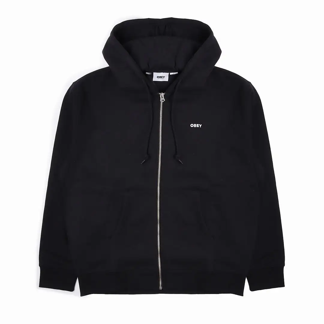 OBEY Established Works Bold Zip Up Hoodie