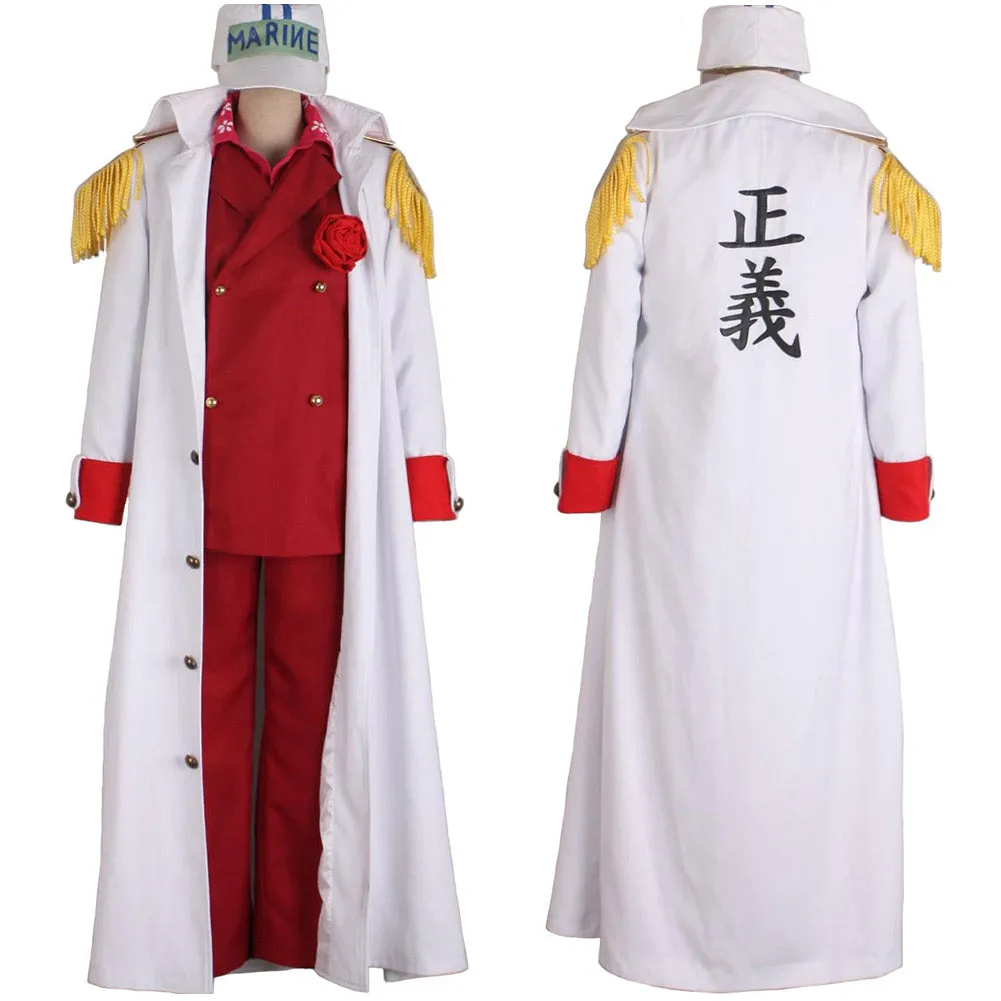 One Piece Sakazuki Cosplay Costume Outfits Halloween Carnival Party Disguise Suit