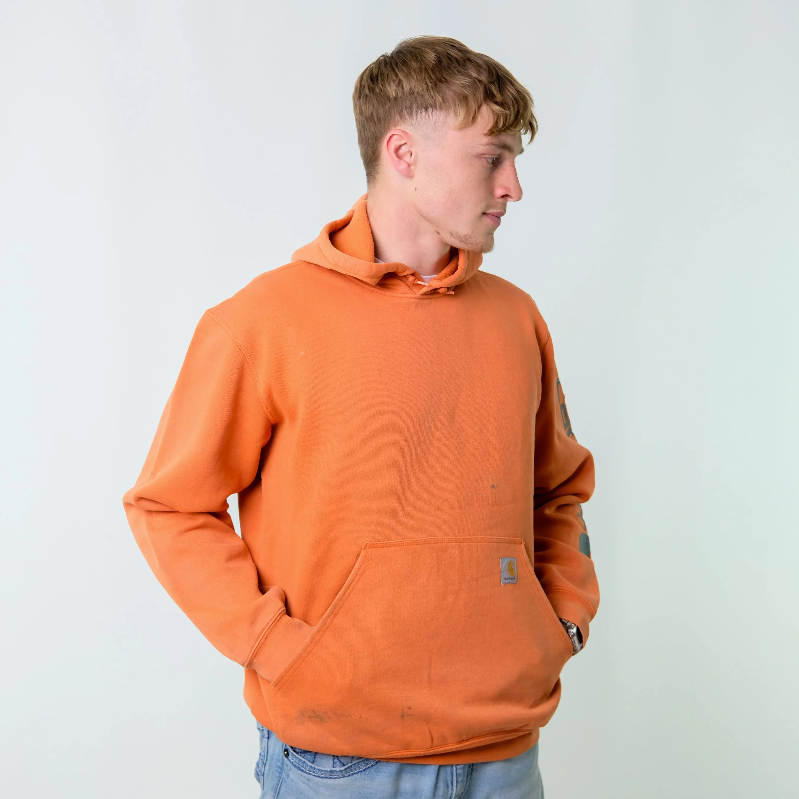 Orange y2ks Carhartt Hoodie (M)