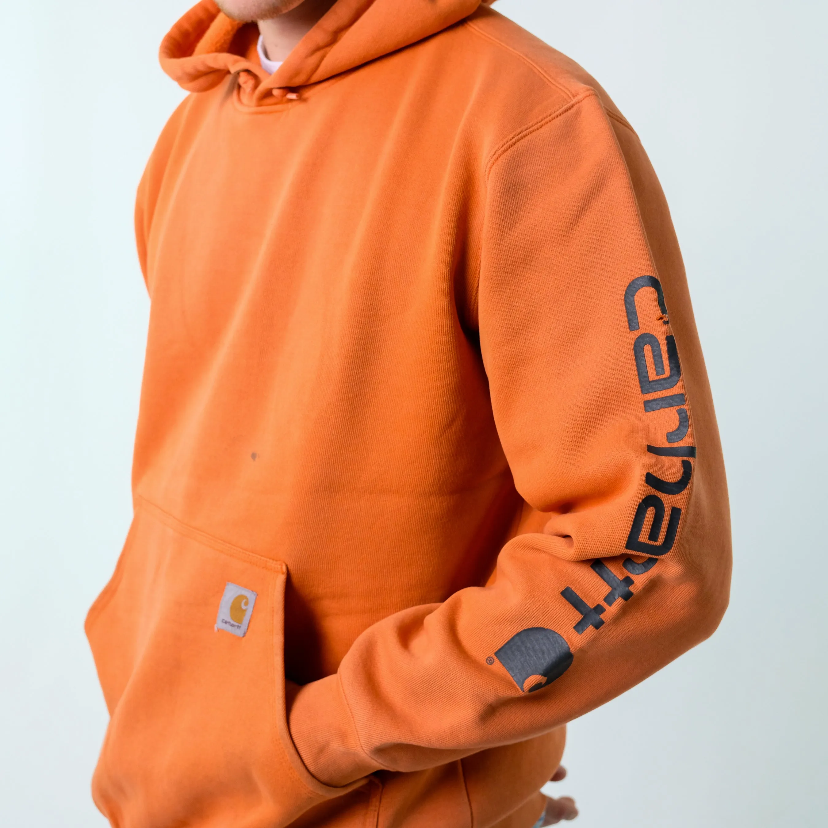 Orange y2ks Carhartt Hoodie (M)