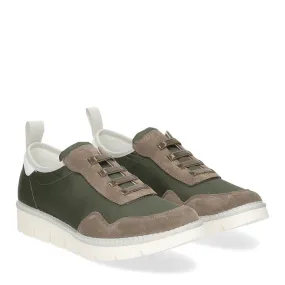 Panchic P05W nylon suede military green - Al Siletto | Al Siletto