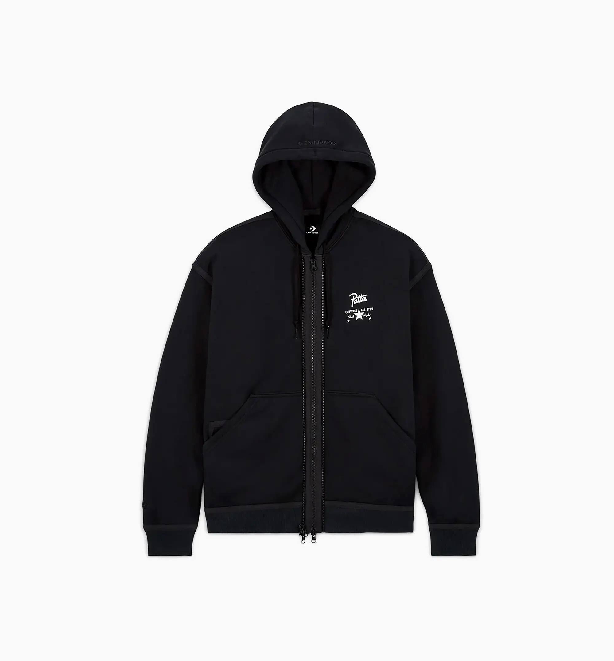 Patta Four Leaf Clover Utility Fleece Mens Hoodie - Black