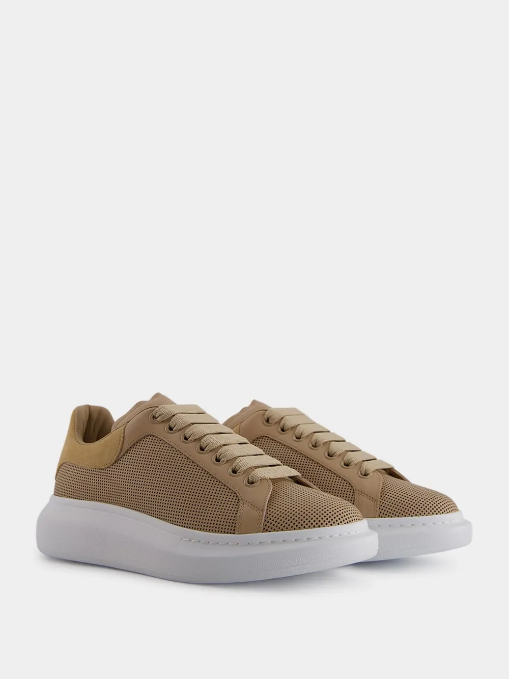 Perforated Leather Sneakers