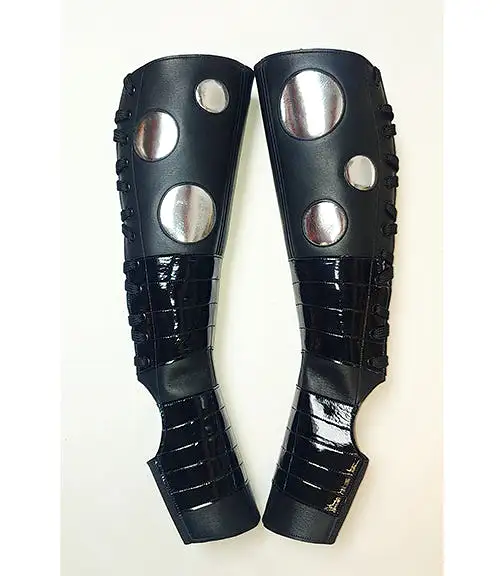 POLKADOT Aerial & Pole dance boots w/ Patent panels