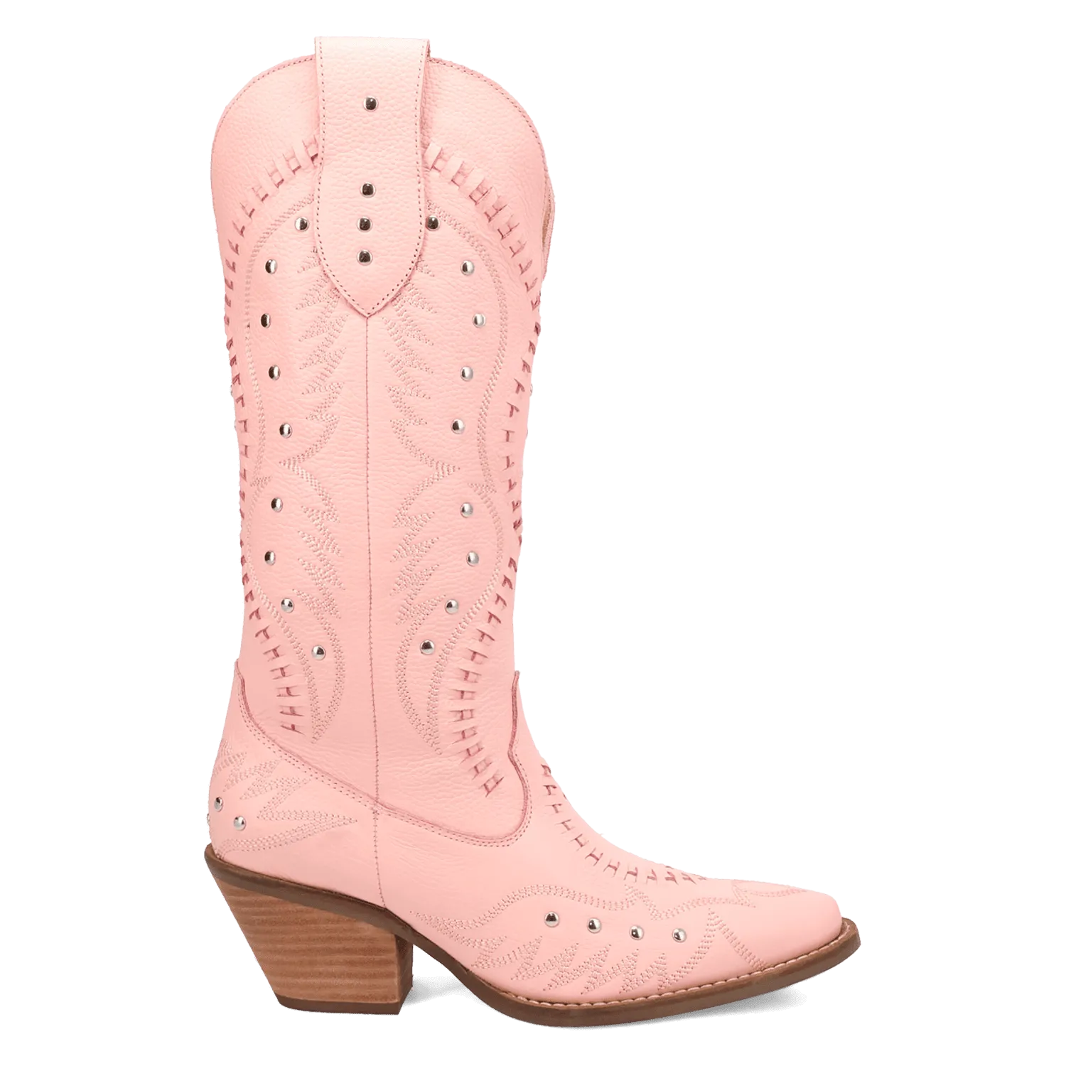 PRETTY 'N  PINK LEATHER BOOT