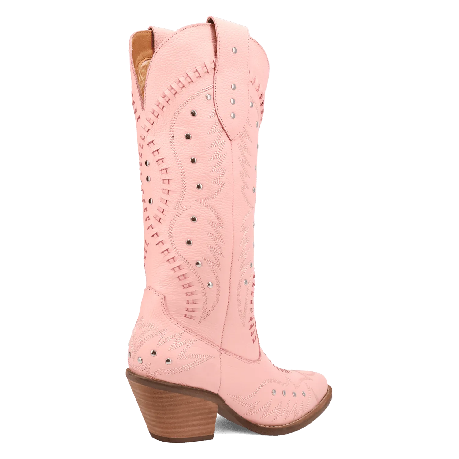 PRETTY 'N  PINK LEATHER BOOT