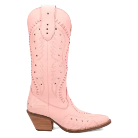 PRETTY 'N  PINK LEATHER BOOT