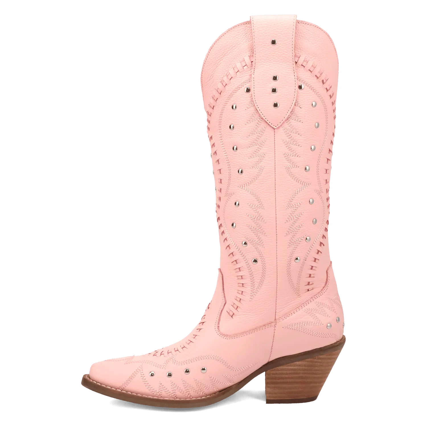 PRETTY 'N  PINK LEATHER BOOT