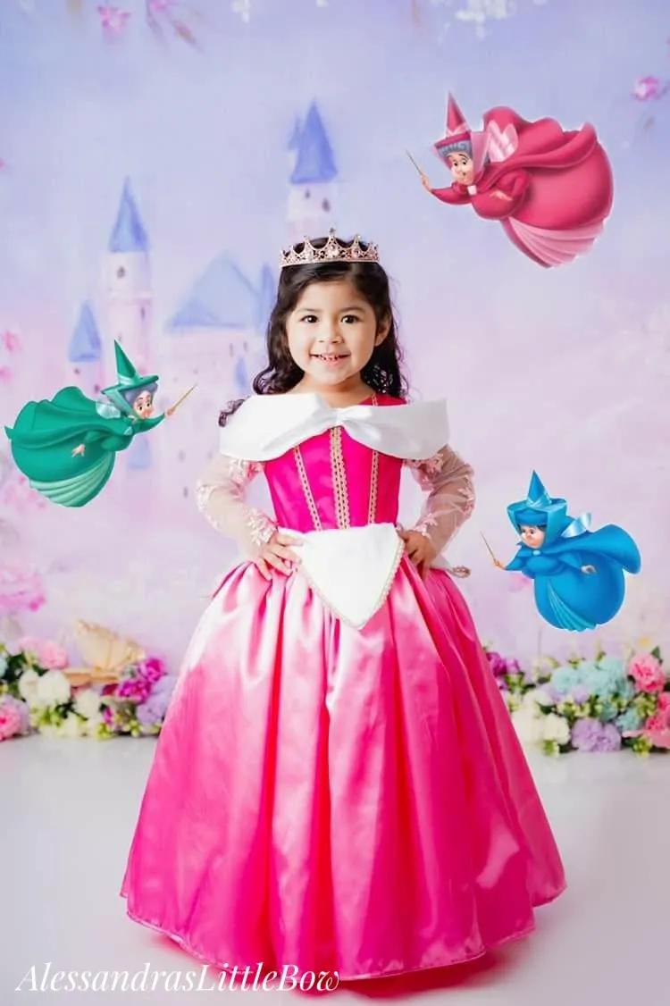 Princess Aurora Couture Dress floor length