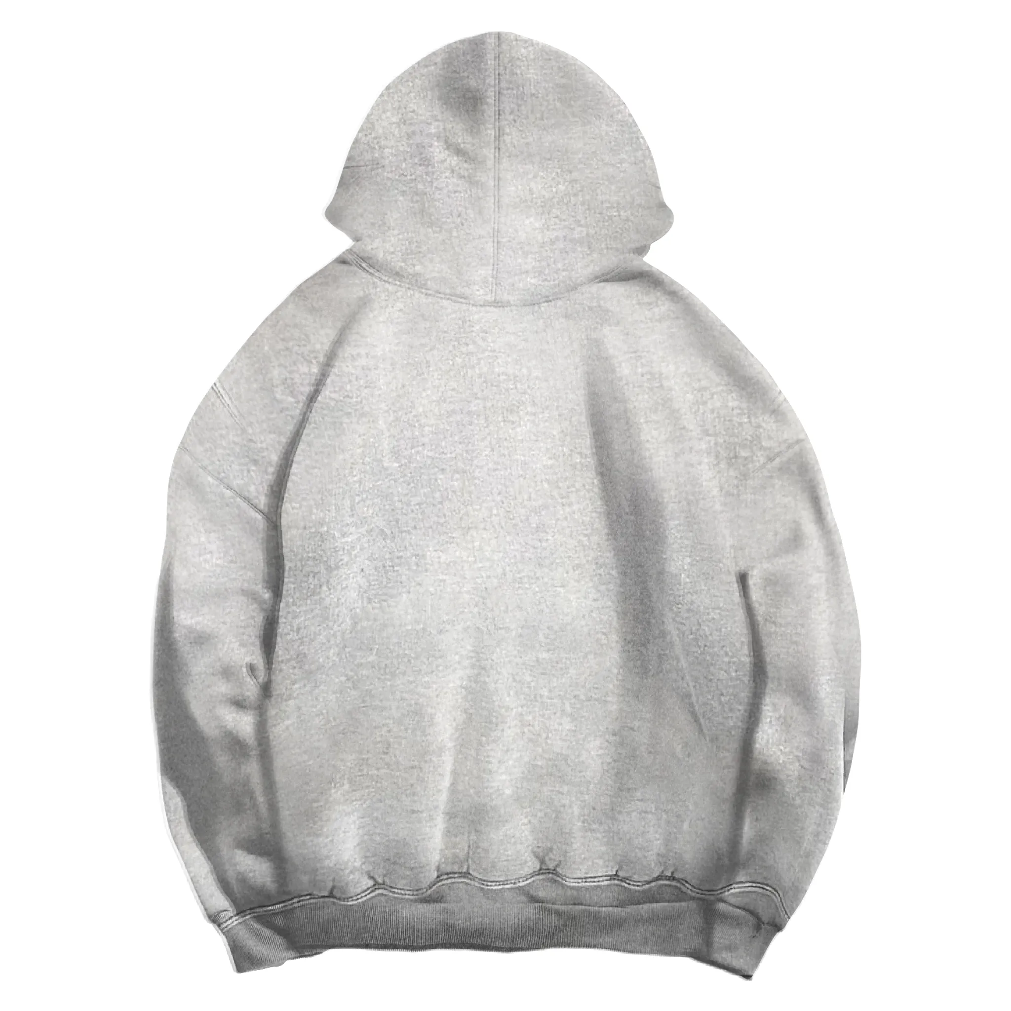 Purple Brand Wordmark Drip Grey Hoodie (P447-HHGW124)