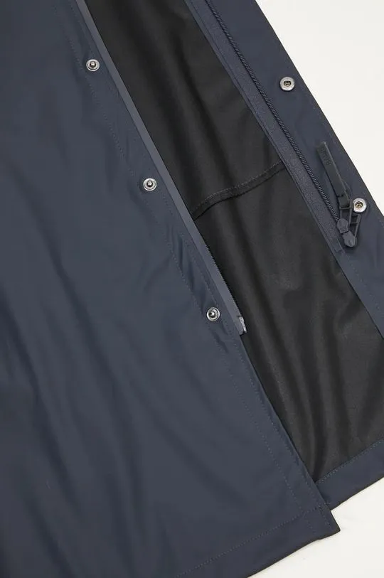 Rains rain jacket 18140 Fishtail Parka navy blue color