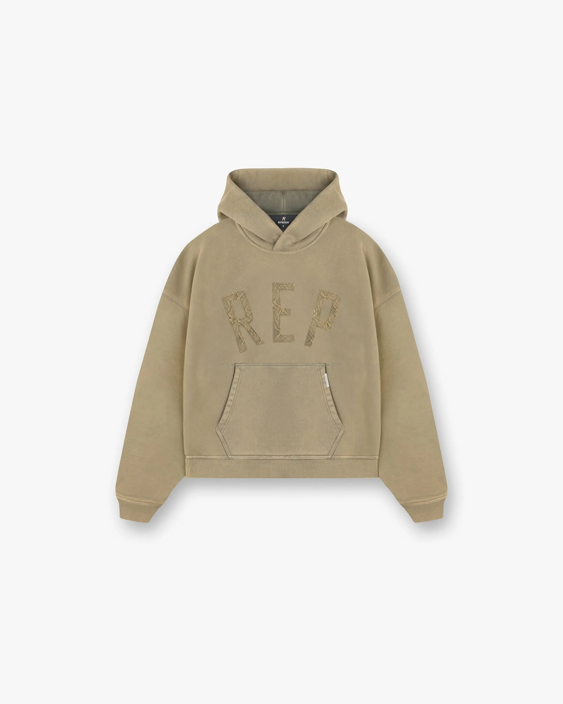 Rep Applique Hoodie - Fawn