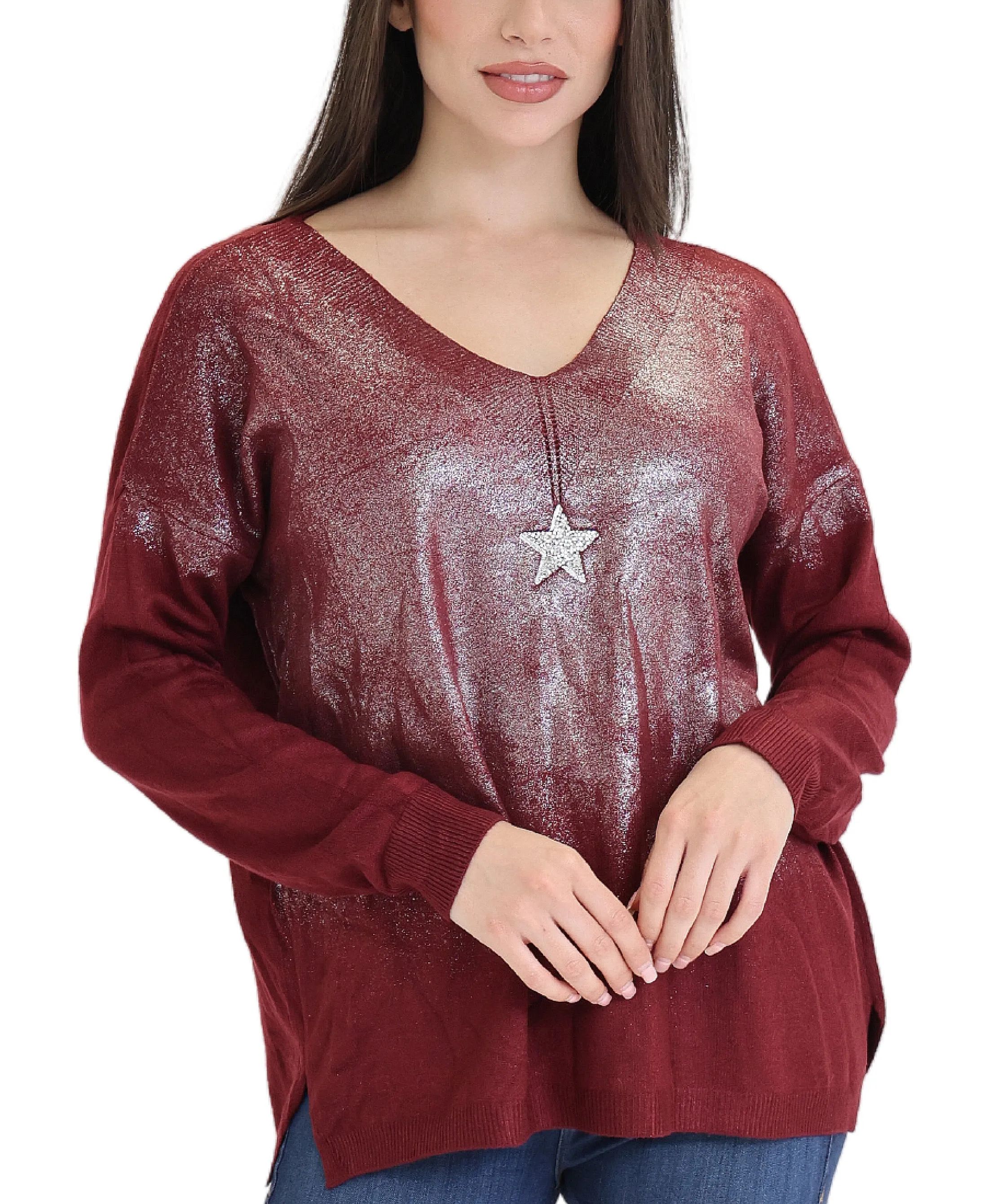 Shimmer Star Sweater