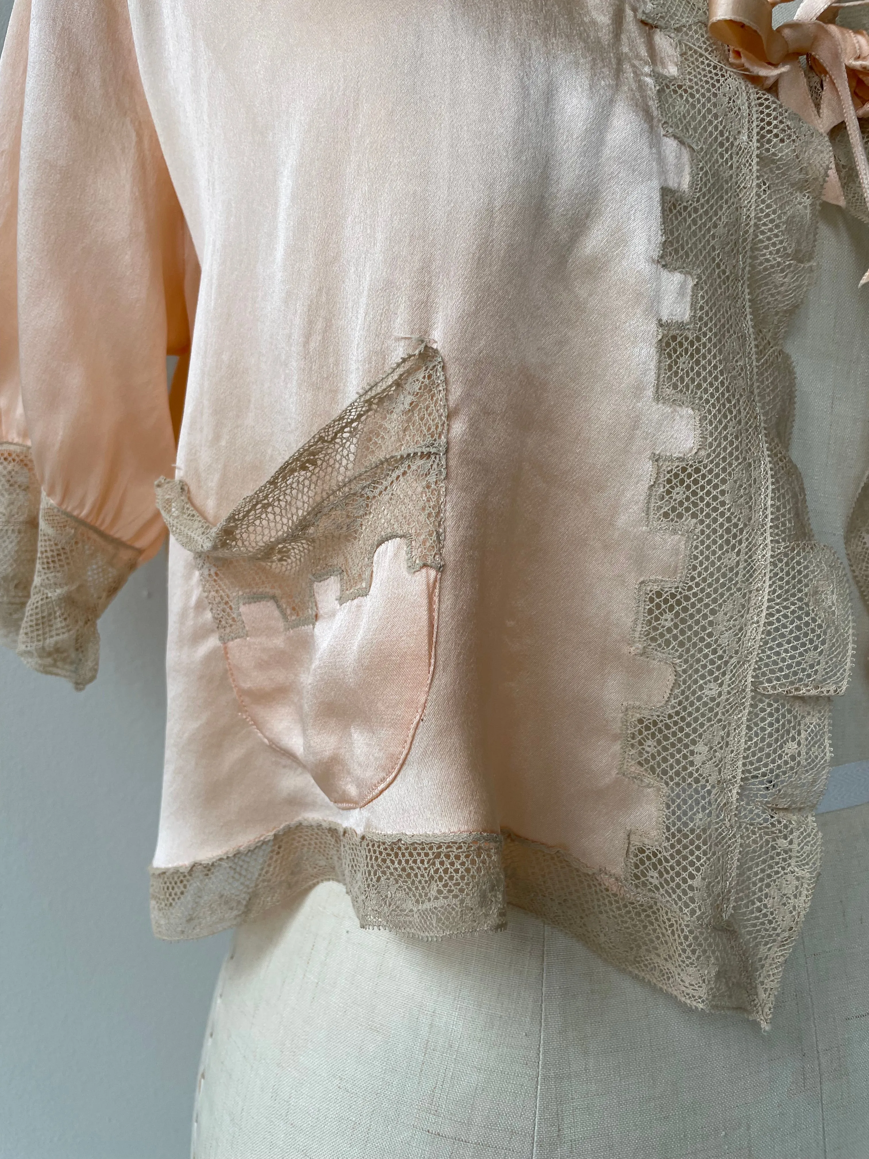 Silk 1930s Bed Jacket