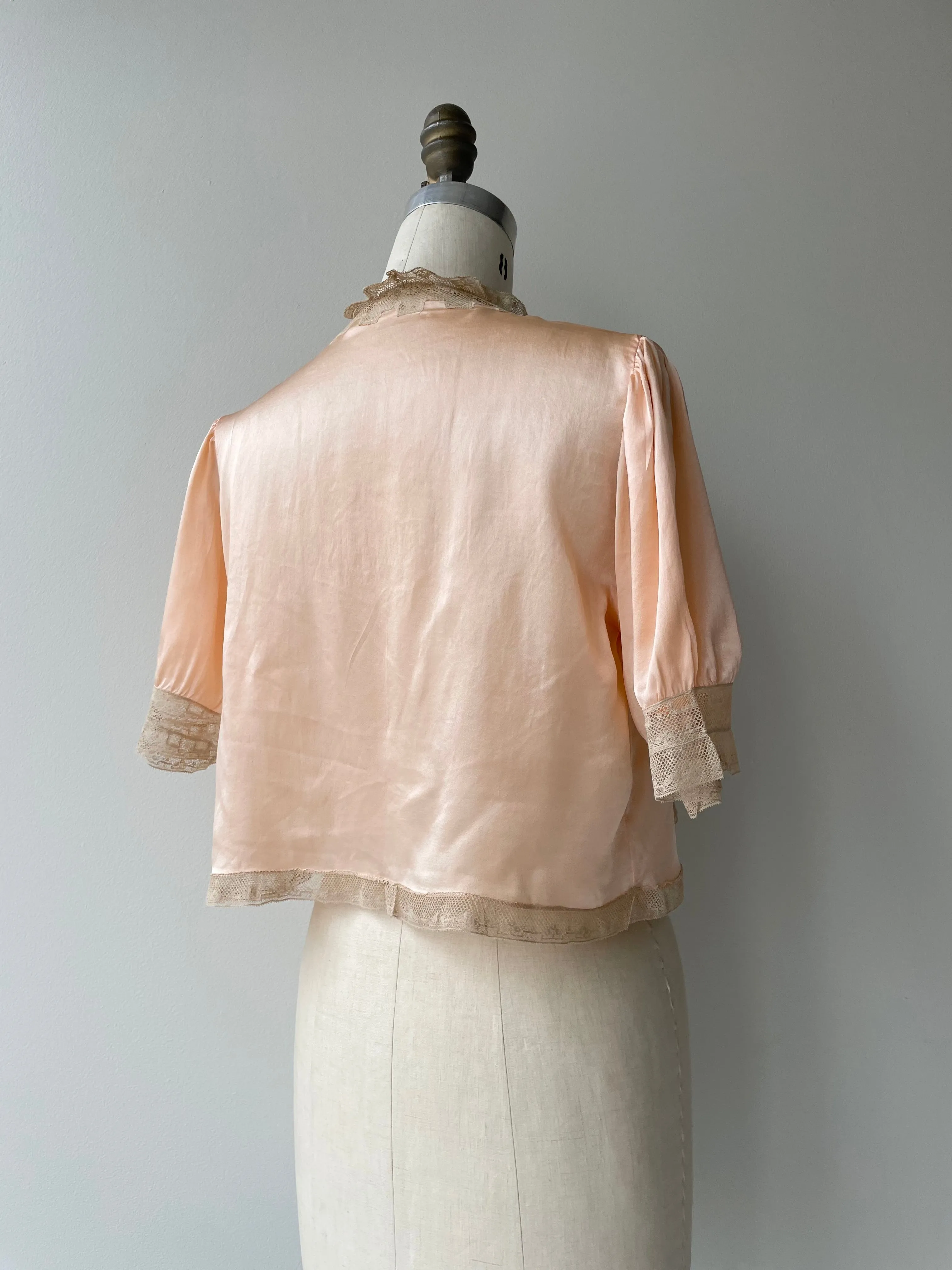 Silk 1930s Bed Jacket