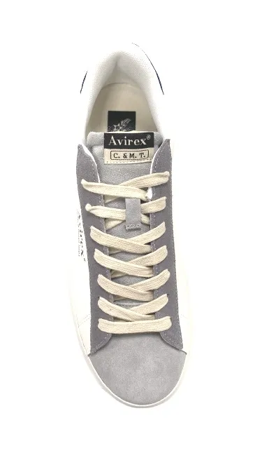 SNEAKERS AVIREX UOMO MIKEL VINTAGE BIANCO/GRIGIO AV31M80610 01