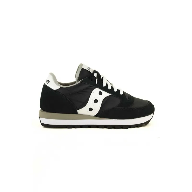 SNEAKERS DONNA JAZZ ORIGINALS IN PELLE E NYLON, NERO