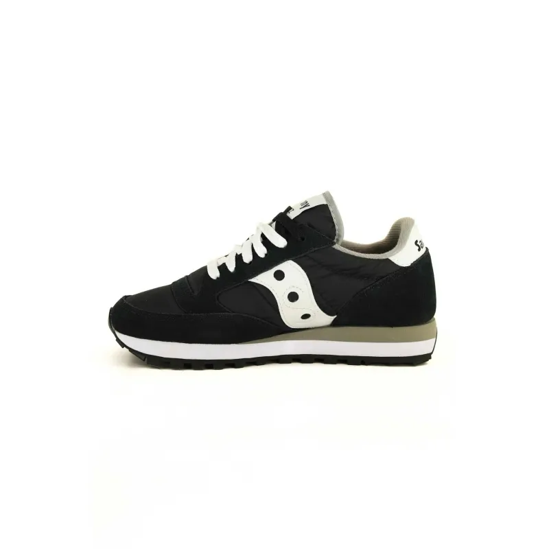 SNEAKERS DONNA JAZZ ORIGINALS IN PELLE E NYLON, NERO