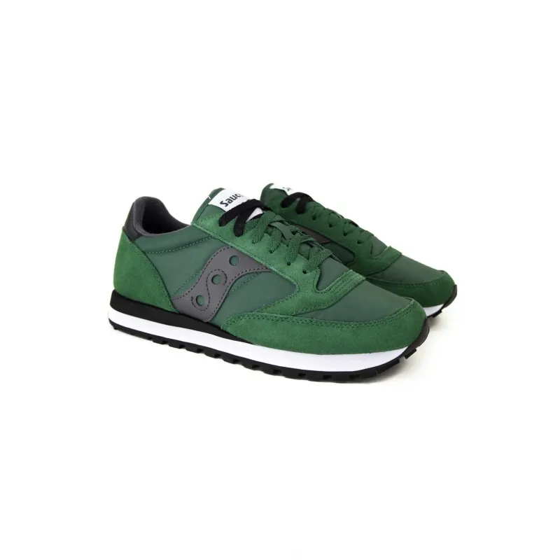 SNEAKERS JAZZ ORIGINALS IN PELLE E TESSUTO, VERDE